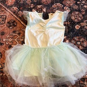 Monica + Andy Girls Green Tulle dress 12-18M